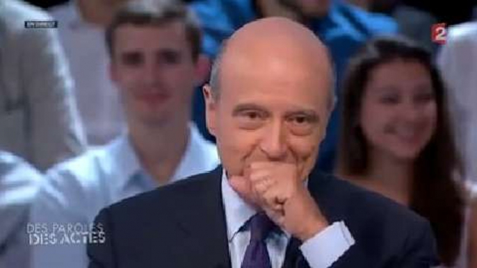 L’émotion d’Alain Juppé dans "Des paroles et des actes" sur France 2