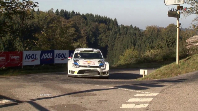 Rallye de France-Alsace 2014 - Etape 1 : Latvala survole, Ogier s'embourbe