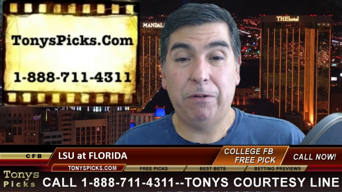 Florida Gators vs. LSU Tigers Free Pick Prediction NCAA College Football Odds Preview 10-11-2014