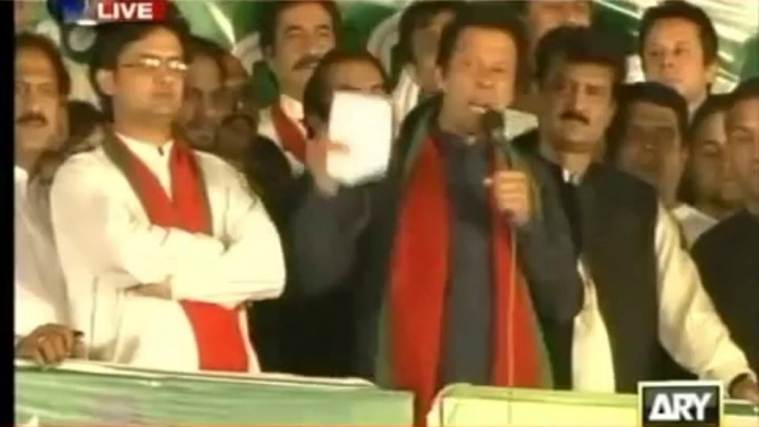 Imran Khan Speech in PTI Azadi March at Islamabad 8th October 2014