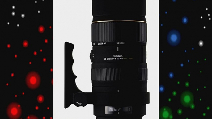 Sigma Objectif T?l?zoom 50-500 mm F4-63 EX DG APO HSM - Monture Nikon