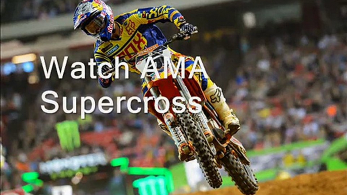 Monster Energy Supercross at the Georgia Dome in Atlanta live