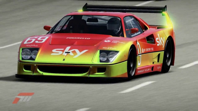 Ferrari F40 Competizione - Knock you out - Le Mans - Tiesto remixed with engines sounds - part 124 HD