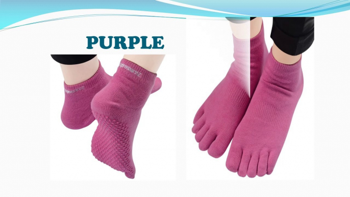 Yoga Socks Non Slip Full Toe from CompressionZ