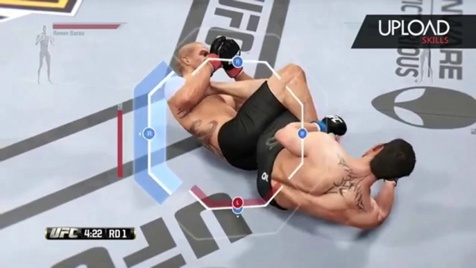 EA UFC Submissions 101 - The Heel Hook From Guard (Dominant)