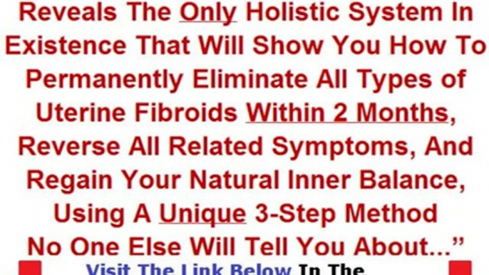 Fibroids Miracle Unbiased Review Bonus + Discount