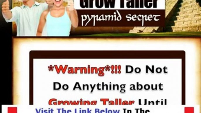 Don't Buy Grow Taller Pyramid Secret Grow Taller Pyramid Secret Review Bonus + Discount