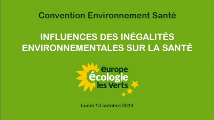 Convention Santé : Influence des inégalités environnementales sur la santé