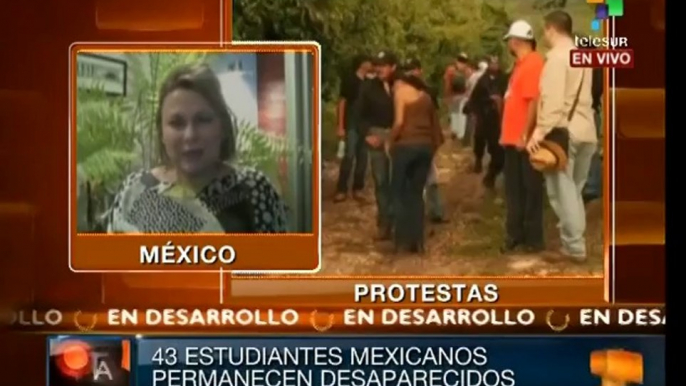 México: Movilizaciones y paros en apoyo a normalistas de Ayotzinapa