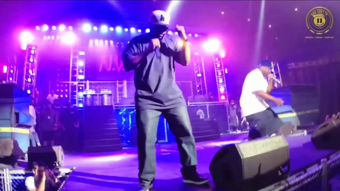 Ice Cube & WC "Bow Down", "Gangsta Nation" & "It Was a Good Day" Live @ NWA "Straight Outta Compton" Biopic Filming, Los Angeles, CA, 09-26-2014