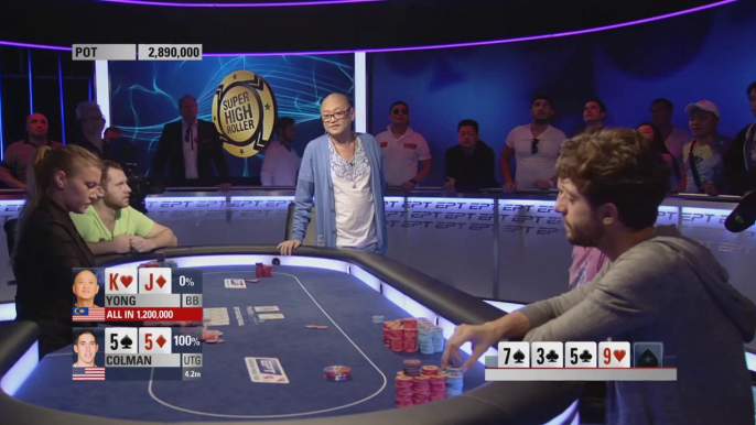 EPT 10 Monte Carlo 2014 - Super High Roller, FINAL TABLE | PokerStars