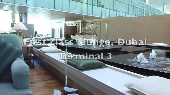 Emirates Airlines First Class Lounge Dubai T3