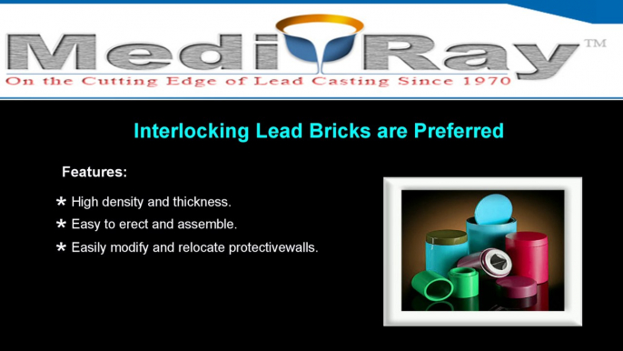 Interlocking Lead Bricks for Radiation Shielding