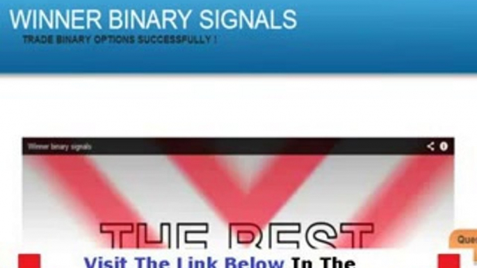 Winner Binary Signals FACTS REVEALED Bonus + Discount