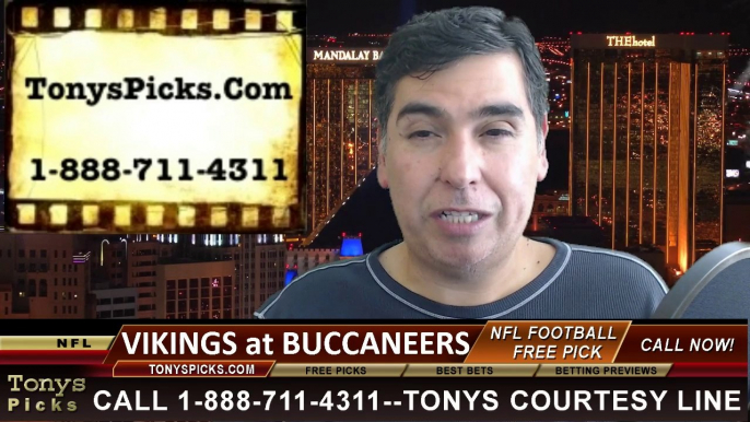 Tampa Bay Buccaneers vs. Minnesota Vikings Free Pick Prediction NFL Pro Football Updated Odds Preview 10-26-2014