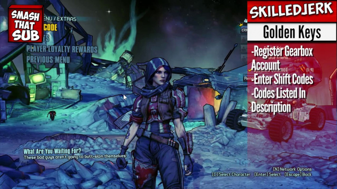 FREE Golden Keys SHIFT Codes - Borderlands Pre-Sequel Shift Codes