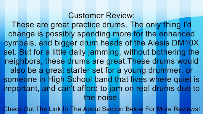 Alesis DM7X Kit Six-Piece Advanced Electronic Drum Set Review