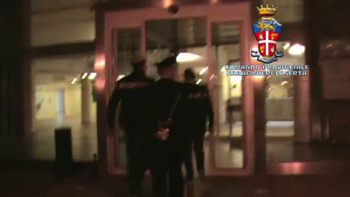 Caserta - Camorra negli ospedali, sequestrati bar. Tre arresti (24.10.14)