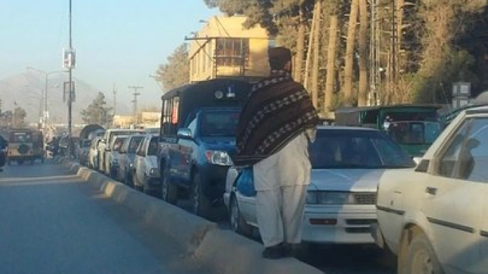 Quetta Balochistan Pakistan Traffic Jam so much