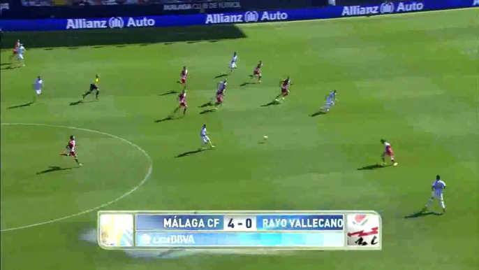 Málaga 4 Rayo Vallecano 0