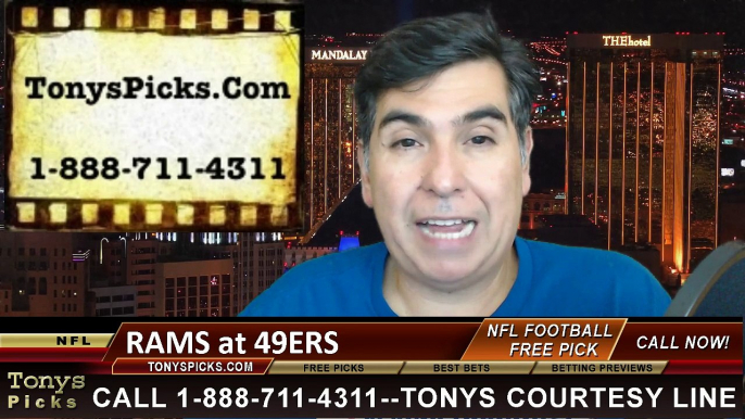 San Francisco 49ers vs. St Louis Rams Free Pick Prediction NFL Pro Football Odds Preview 11-2-2014