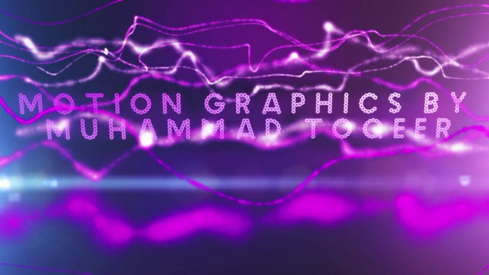 Motion Graphics After Effects Show reel