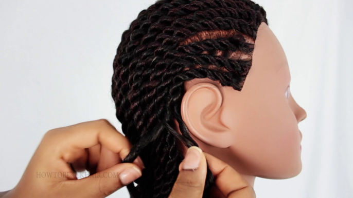 Cornrow Senegalese Twist Take Down Tutorial Part 4 of 4