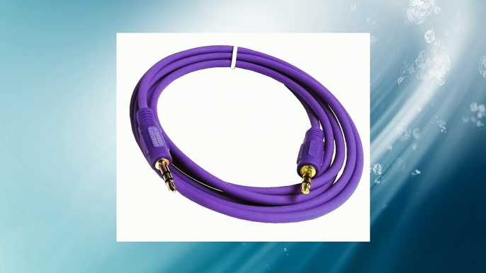 Importer520 Purple 3 Feet Mini 3.5mm Plug Male to Male Stereo Auxiliary Aux Cord Cable For iPhone 5 4S 4 3GS iPod Touch Samsung Galaxy S5 S4 S3 S2 Note 2 Note 3 Nokia Lumia 920 HTC OneX EVO 4G Rhyme DROID RAZR MAXX Google Nexus LG Optimus G BlackBerry Z10