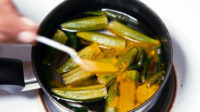 Bhindi Chutney - Bendakaya Chutney - Okra Chutney - Ladies Finger Chutney