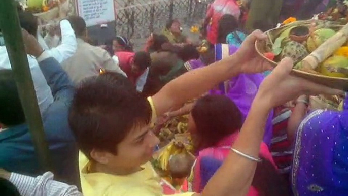 Chhath Puja at Yamuna Bank Delhi