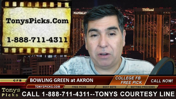 Akron Zips vs. Bowling Green Falcons Free Pick Prediction NCAA College Football Odds Preview 11-4-2014