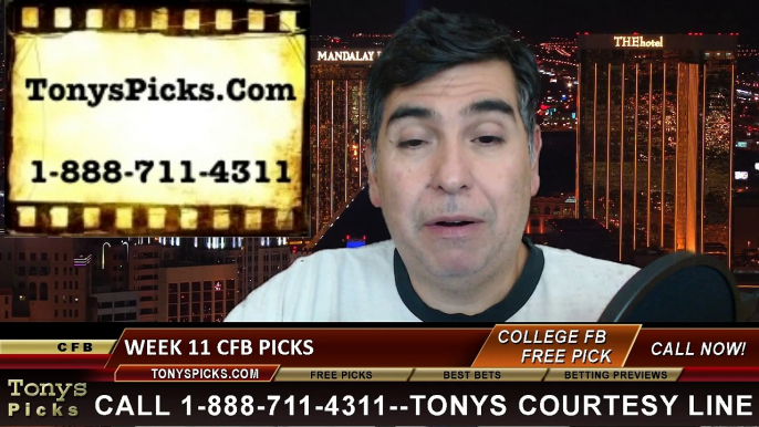 Week 11 Free College Football Picks Odds Betting Predictions Previews 2014