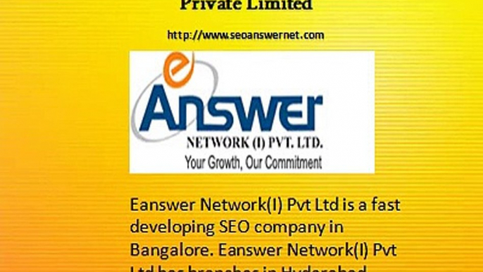 EANSWER NETWORK INDIA PVT LTD