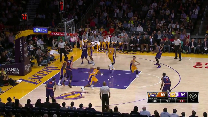 Kobe Bryant Draws Contact and Throws Up A Crazy Shot