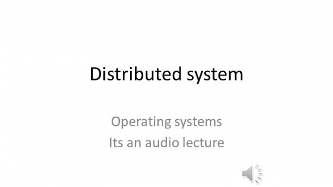 Distributed system