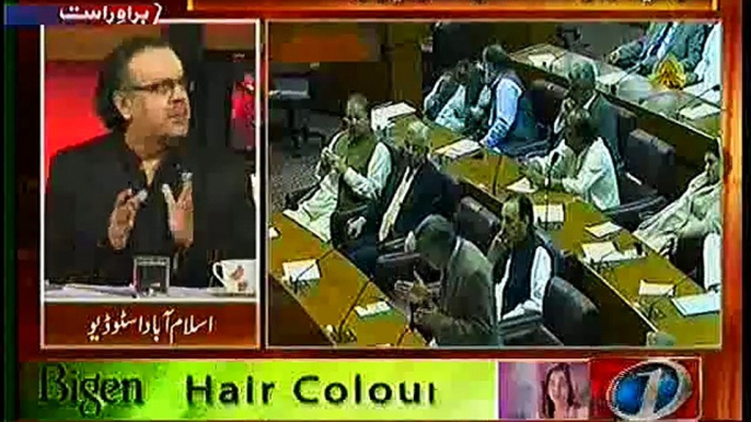 Shahid Masood telling an interesting story relating Ishaq Dar.