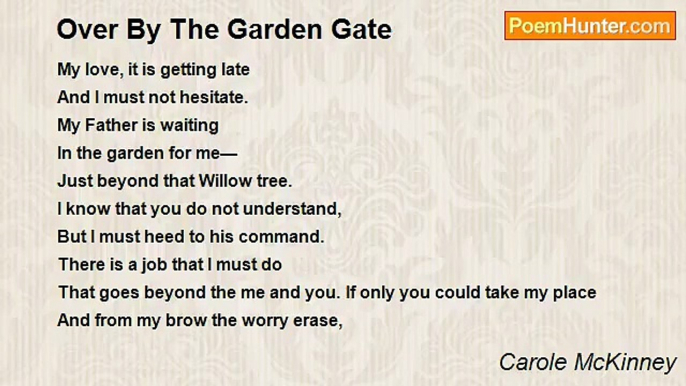 Carole McKinney - Over By The Garden Gate