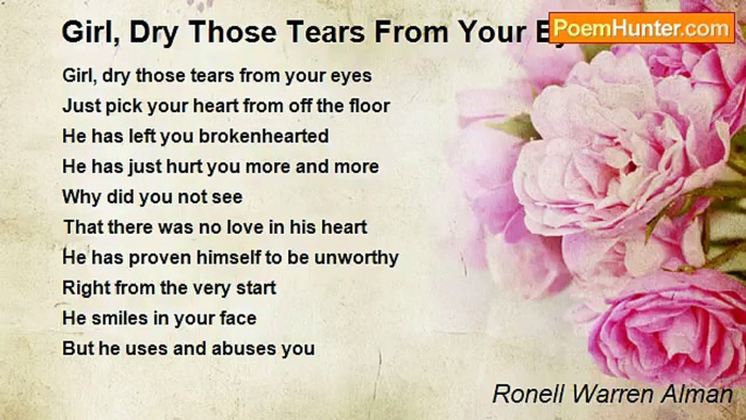 Ronell Warren Alman - Girl, Dry Those Tears From Your Eyes