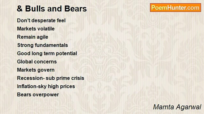 Mamta Agarwal - & Bulls and Bears