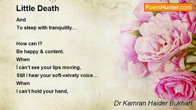 Dr Kamran Haider Bukhari - Little Death