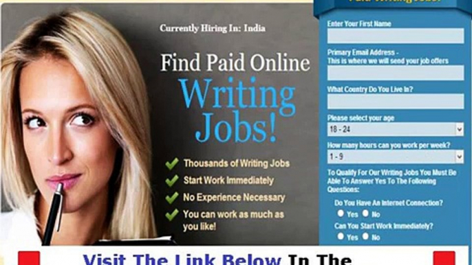 Paid Online Writing Jobs  Get Bonus Bonus + Discount