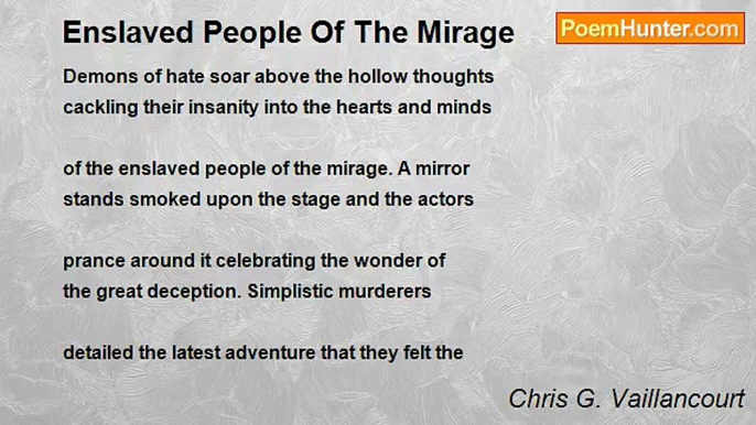 Chris G. Vaillancourt - Enslaved People Of The Mirage