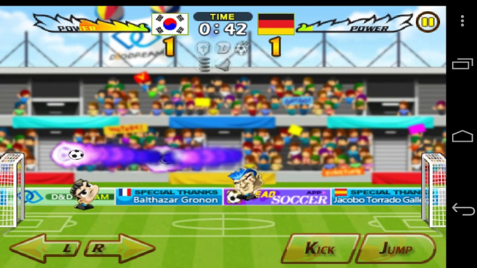 Head Soccer Android Gameplay Kick the Ball