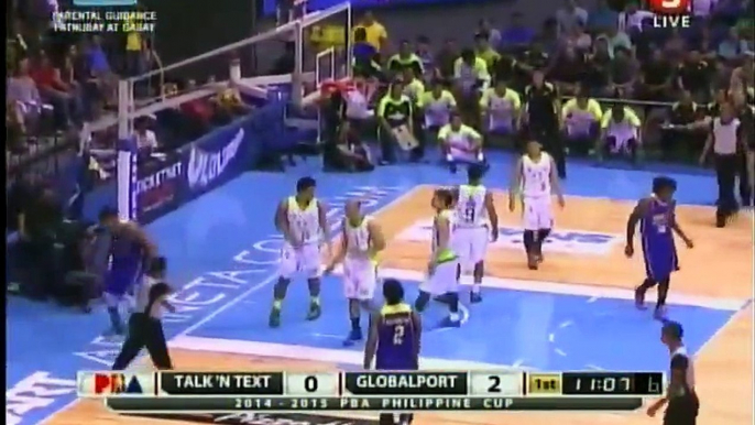 Talk n Text Tropang Texters VS Global Port Batang Pier [1st QUARTER] - November 18, 2014 (GAME REPLAY)