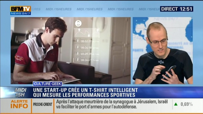 Culture Geek: Le "D-shirt", un vêtement intelligent qui mesure vos performances sportives – 18/11