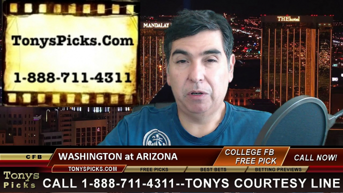 Arizona Wildcats vs. Washington Huskies Free Pick Prediction NCAA College Football Odds Preview 11-15-2014