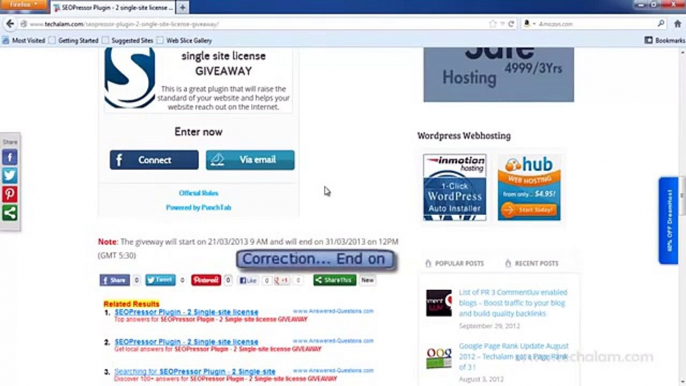 SEOPressor Plugin V5    2 single site license GIVEAWAY 2013 [WITH PROMO COUPON]