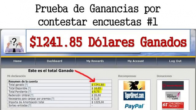 %$$$Como Ganar Dinero con Encuestas   Encuestas para Latinos 2014