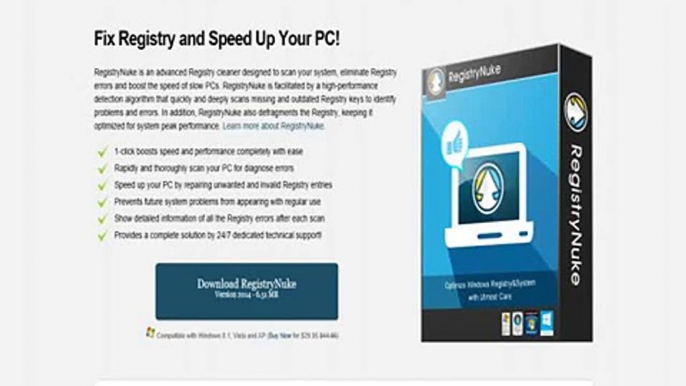 Registrynuke - Brand New Registry Cleaner With #1 Converting Ratio