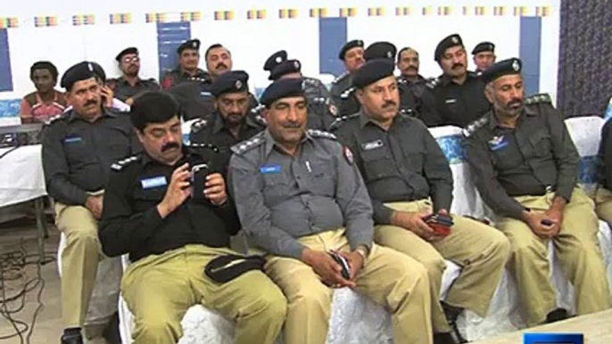 Dunya News-Police's eyes remain shut even at own events